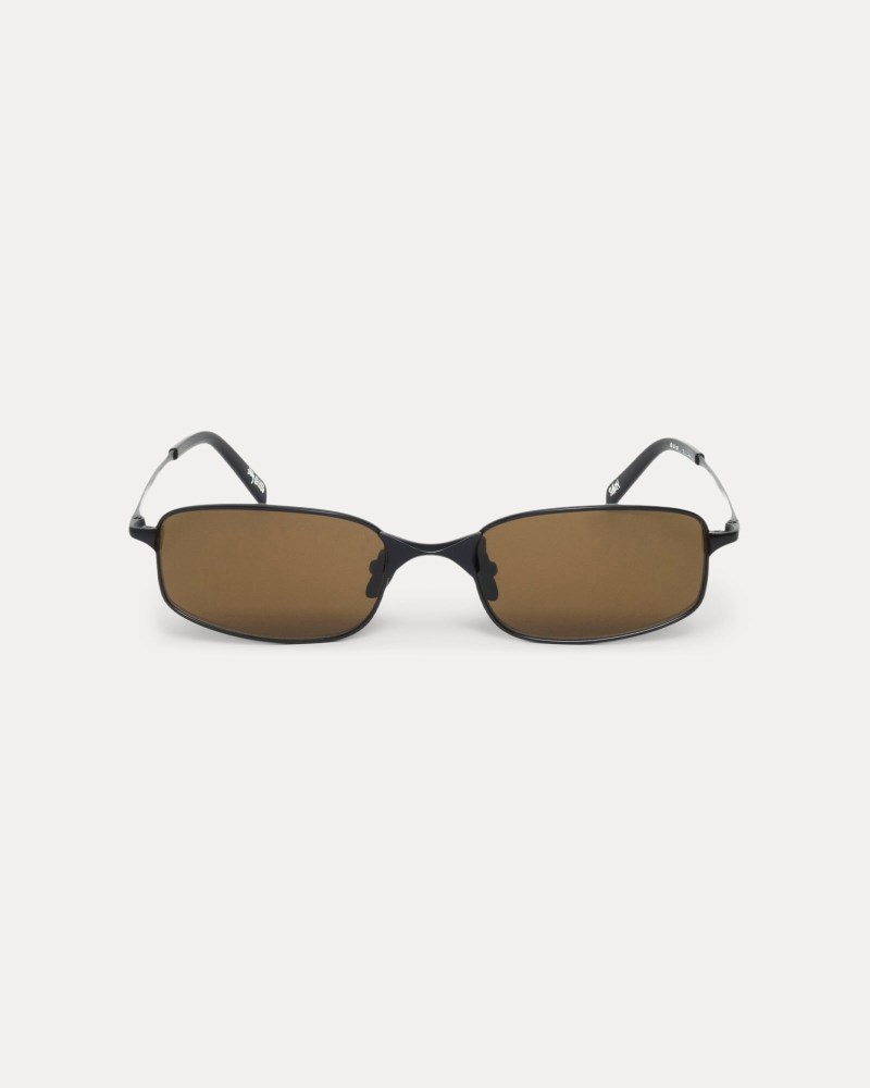 Stüssy Simon Sunglasses | Stussy Zonnebril Heren Black/Brown XQ54-1844M7