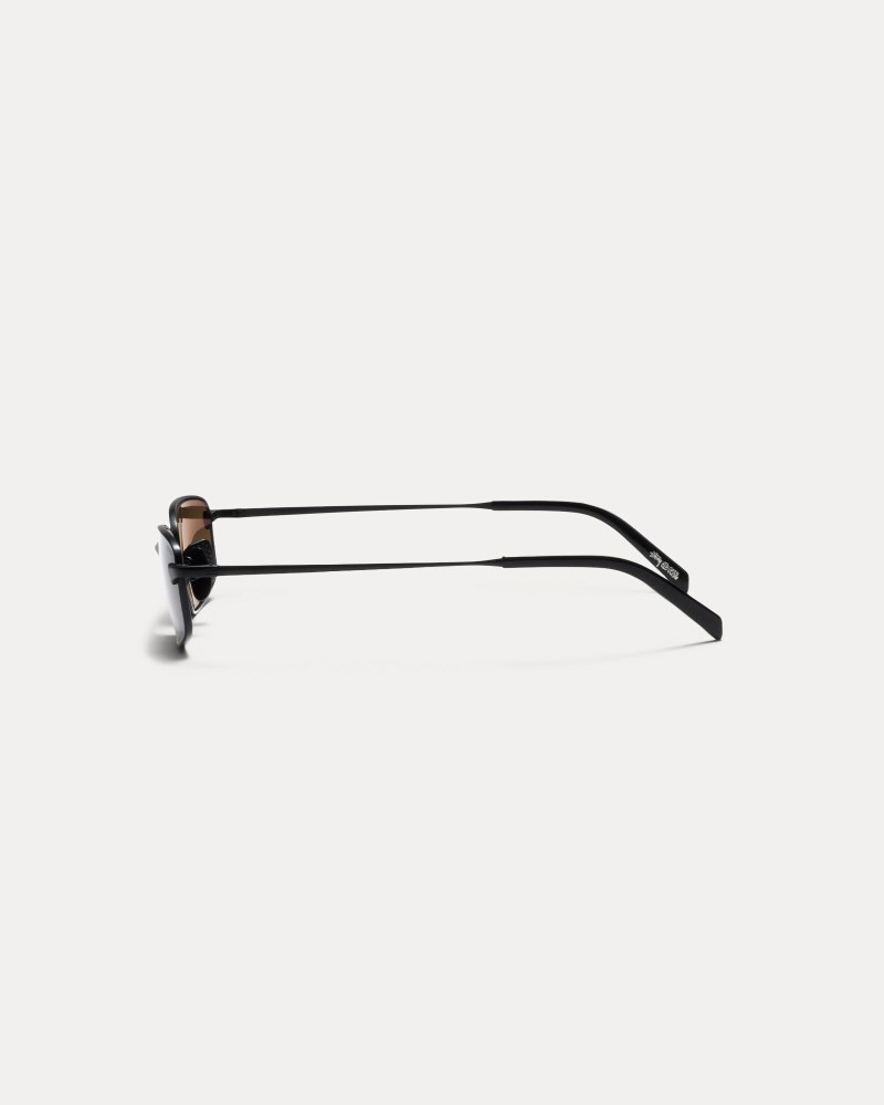 Stüssy Simon Sunglasses | Stussy Zonnebril Heren Black/Brown XQ54-1844M7