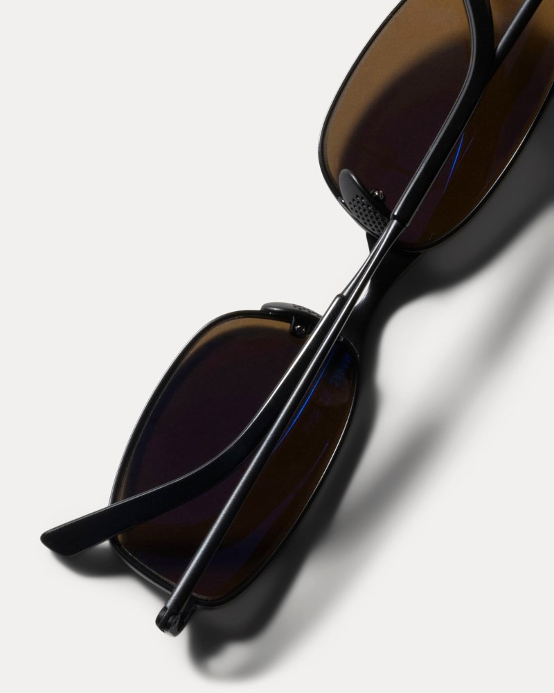 Stüssy Simon Sunglasses | Stussy Zonnebril Heren Black/Brown XQ54-1844M7