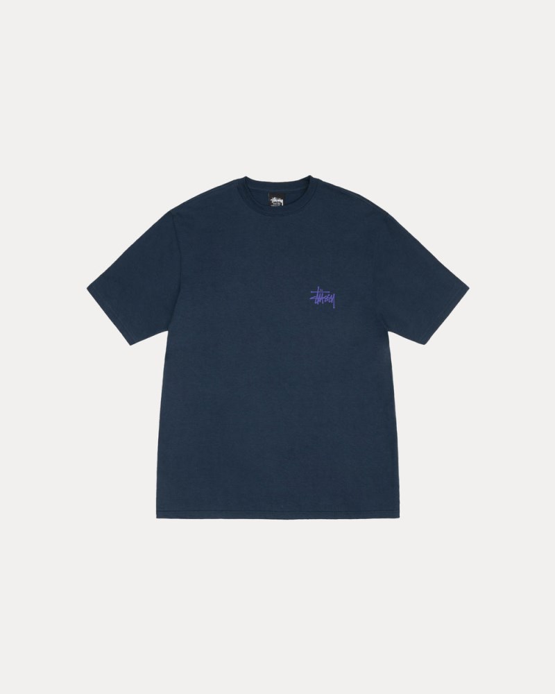 Stüssy X-Ray Fishin Tee | Stussy T-shirts  Heren Donkerblauw ZU27-7897U3